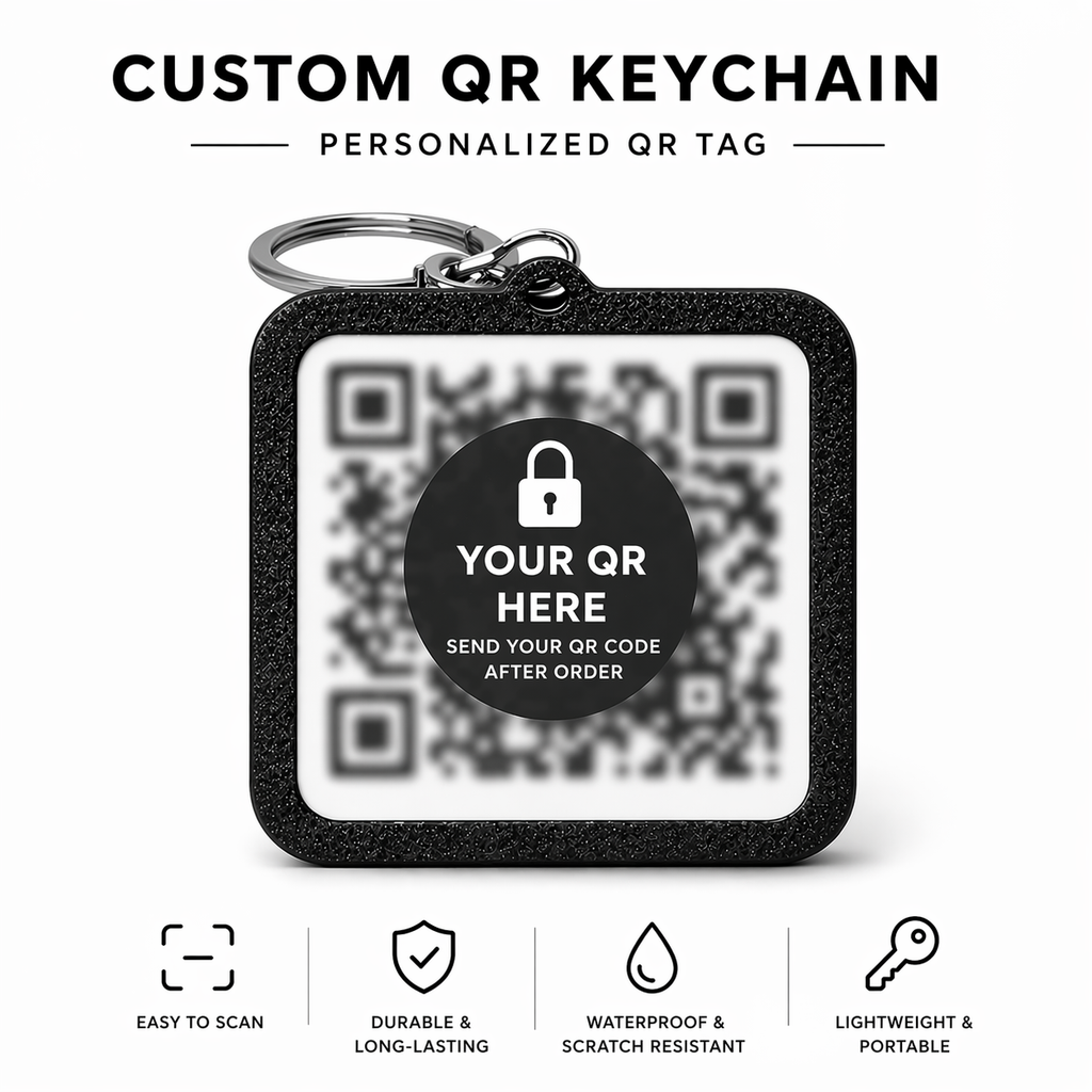 QR Keychain | Personalized Business QR Keychain