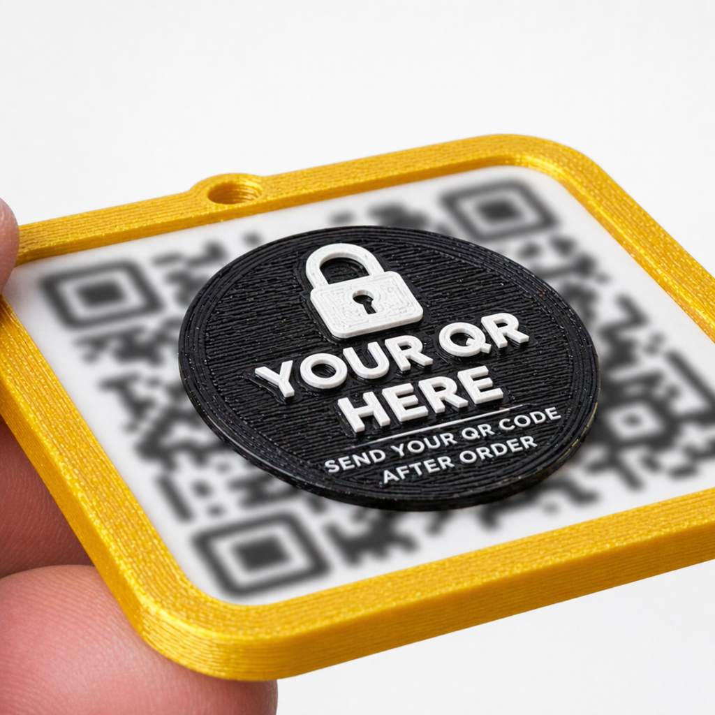 QR Keychain | Personalized Business QR Keychain