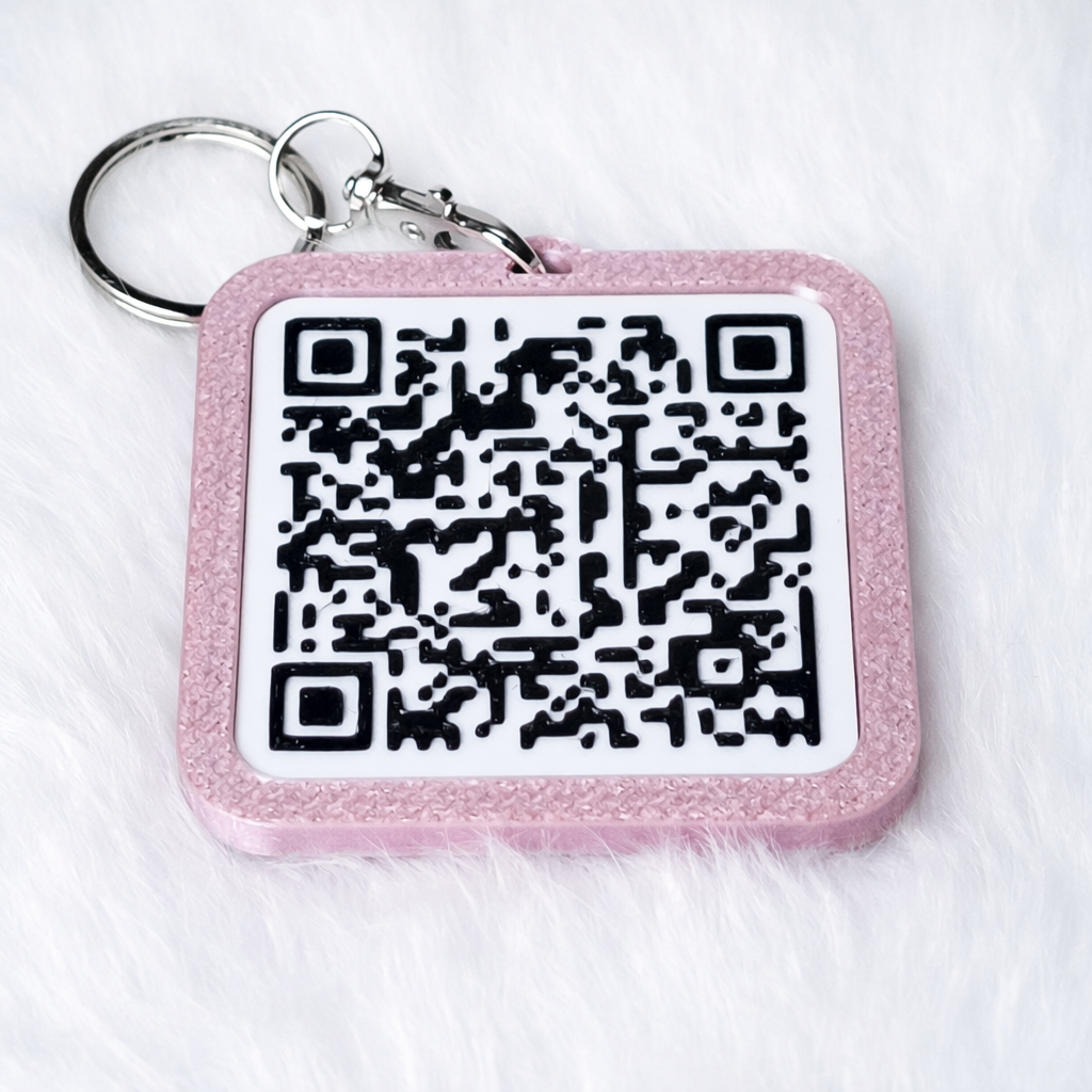 QR Keychain | Personalized Business QR Keychain