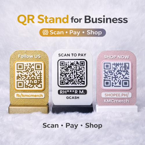 Classic QR Stand – Personalized QR Display for Business